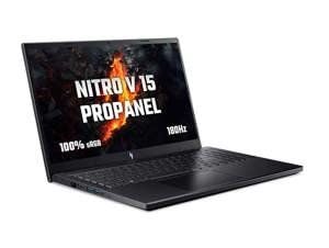 Laptop Acer Gaming Nitro ProPanel ANV15-41-R9M1 - Black- 15.6 FHD IPS 180Hz; AMD Ryzen 5-7535HS; 16GD5 4800Mhz + 1 slot; 512GB SSD PCIe + 1 2.5+ 1 M.2; VGA RTX3050-6GB DDR6; Wifi 6 + BT5.1; LedKB; Polyc; Win11H; 2Y 3S1 (NH.QPFSV.004)