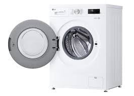 Máy giặt LG 9.0kg cửa trước DD™ FB1209S6W (Inverter,DD™ tối ưu hóa chuyển động,Giặt hơi nước Steam+™,Màu:Trắng cửa đen)