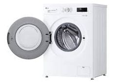 Máy giặt LG 9.0kg cửa trước DD™ FB1209S6W (Inverter,DD™ tối ưu hóa chuyển động,Giặt hơi nước Steam+™,Màu:Trắng cửa đen)