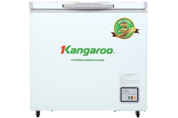 Tủ đông Kangaroo 140L kháng khuẩn KG265NC1 (1 ngăn,1 cánh, Dàn:Đồng), công nghệ Nano kháng khuẩn