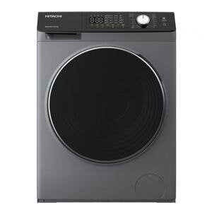Máy giặt sấy cửa trước Hitachi giặt 10.5kg/ sấy 7kg BD-D1054HVOS (giặt nước nóng giảm mùi hôi, diệt khuẩn, chống nhăn, động cơ inverter. Màu xám sáng)