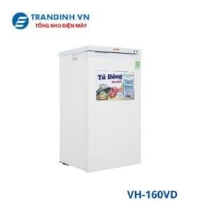 Tủ đông đứng Sanaky 118L VH-160VD(1 ngăn đông,1 cánh,Dàn Nhôm). KT: 554x573x1056