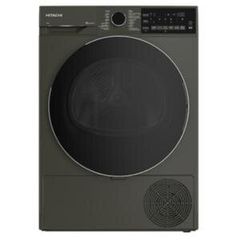 Máy sấy quần áo Heatpum 10kg Hitachi TD-100XFVEM - Màu xám - Khử trùng bằng tia cực tím; 14 chế độ sấy; có đèn led trong lồng; Turkey