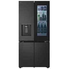 Tủ lạnh 4 cánh LG Inverter 571 lít Multi Door InstaView LFD58BLMAI (InstaView gõ 2 lần nhìn thấu bên trong. Lấy nước ngoài, đá tự động, ngăn đông mềm, màu đen lì)