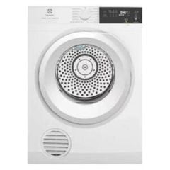 Máy sấy thông hơi Electrolux 9kg EDS904H3WC (Làm mới quần áo mà không cần giặt, Sấy đảo chiều chống nhăn, Chương trình diệt khuẩn chuyên sâu, Cảm biến sấy bảo vệ áo quần, Giảm phai màu đến 80%*, Sấy nhanh cho lượng đồ ít Màu trắng)