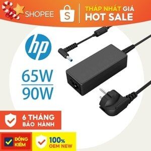 Sạc tương thích 65W dùng cho Laptop HP chân xanh kim nhỏ ADPHP333Z