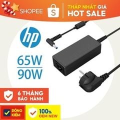 Sạc tương thích 65W dùng cho Laptop HP chân xanh kim nhỏ ADPHP333Z