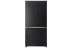 Tủ lạnh 4 cánh Panasonic 450L NR-XZ550CWKV, AI Econavi và Inverter, kháng khuẩn Ag Clean 99,9%, Đông mềm chuẩn -3°C, Màu: đen thép, thiết kế âm tường, Kích thước: Ht×W×D (C×R×S): 1790-810-650.