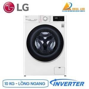 Máy giặt LG 10kg cửa trước AI DD™ FV1410S4W1 (Inverter,AI DD™ tối ưu hóa chuyển động,Giặt hơi nước Steam+™,Màu Trắng)