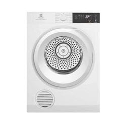 Máy sấy thông hơi Electrolux 8kg EDV804H3WC (Sấy đảo chiều chống nhăn, Chương trình diệt khuẩn chuyên sâu, Cảm biến sấy bảo vệ áo quần, Giữ trang phục bền màu lâu hơn, Sấy nhanh cho lượng đồ ít, Lồng sấy cỡ lớn tiện lợi. Màu trắng)