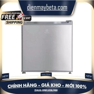 Tủ lạnh Electrolux 94L EUM0930BD-VN (1 cửa,Hệ thống làm lạnh trực tiếp,Khay kính chịu lực). Màu đen