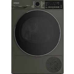Máy sấy quần áo Heatpum 10kg Hitachi TD-100XFVEM - Màu xám - Khử trùng bằng tia cực tím; 14 chế độ sấy; có đèn led trong lồng; Turkey