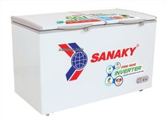 Tủ đông mát Sanaky 280L inverter VH-4099W3(2 ngăn:1 đông 1 mát,2 cánh,Dàn đồng,R600a,1329*620*845)