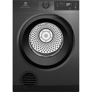Máy sấy thông hơi Electrolux 9kg EDV904N3SC (Sấy đảo chiều chống nhăn, Chương trình diệt khuẩn chuyên sâu, Cảm biến sấy bảo vệ áo quần, Giữ trang phục bền màu lâu hơn, Sấy nhanh cho lượng đồ ít, Lồng sấy cỡ lớn tiện lợi. Màu xám đen