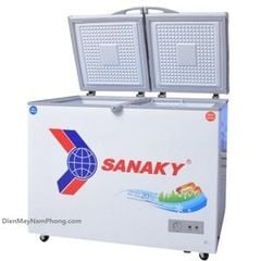 Tủ đông mát Sanaky 260L VH-3699W1- dàn đồng; 1215 x 620 x 845)