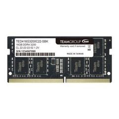 RAM 16GB SoDIMM DDR4 Team ELITE; 3200MT/s; CL22; 1Rx16; 1.2V; 5Y (TED416G3200C22-S01)