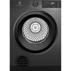 Máy sấy thông hơi Electrolux 9kg EDV904N3SC (Sấy đảo chiều chống nhăn, Chương trình diệt khuẩn chuyên sâu, Cảm biến sấy bảo vệ áo quần, Giữ trang phục bền màu lâu hơn, Sấy nhanh cho lượng đồ ít, Lồng sấy cỡ lớn tiện lợi. Màu xám đen