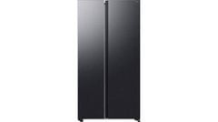 Tủ lạnh Samsung Inverter 655 lít Side By Side RS70F65Q3FSV (Inverter; Ngăn đá lớn; Chuông báo cửa mở, màu xám đậm. CSPF 1.47),