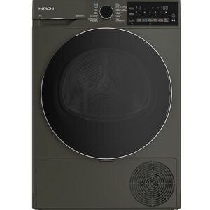 Máy sấy quần áo Heatpum 10kg Hitachi TD-100XFVEM - Màu xám - Khử trùng bằng tia cực tím; 14 chế độ sấy; có đèn led trong lồng; Turkey