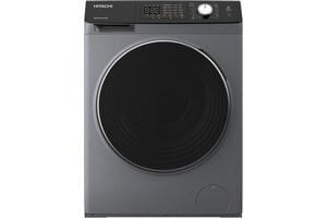 Máy giặt sấy cửa trước Hitachi giặt 8.5kg/ sấy 5kg BD-D852HVOS (giặt nước nóng giảm mùi hôi, diệt khuẩn, chống nhăn, động cơ inverter. Màu xám sáng)
