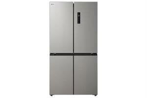 Tủ lạnh 4 cánh LG 474L LFB47SVM - Mặt thép ko gỉ - Ngăn đông dưới 169L; Multi Air Flow; Fresh Switch; Big Fresh Zone; Bộ lọc khử mùi than hoạt tính; 518 kWh/năm