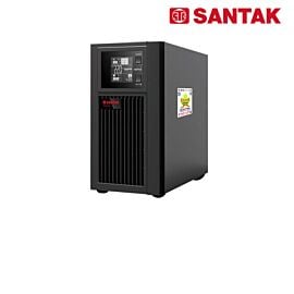 UPS True Online Santak C2K-LCD 2KVA - Tower; 1.8KW; Hiệu suất 91%; điện áp vào 100-300 VAC; LCD; RS232; 3Y