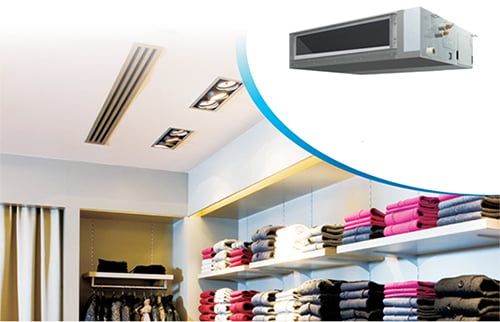 MÁY LẠNH DAIKIN INVERTER 3 PHA GIẤU TRẦN NỐI ỐNG GIÓ FBQ100DV1V/RZR100LUY1 - 4HP