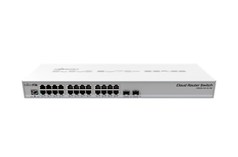 Bộ định tuyến Mikrotik CRS326-24G-2S+RM Cloud Router Switch 326-24G-2S+RM