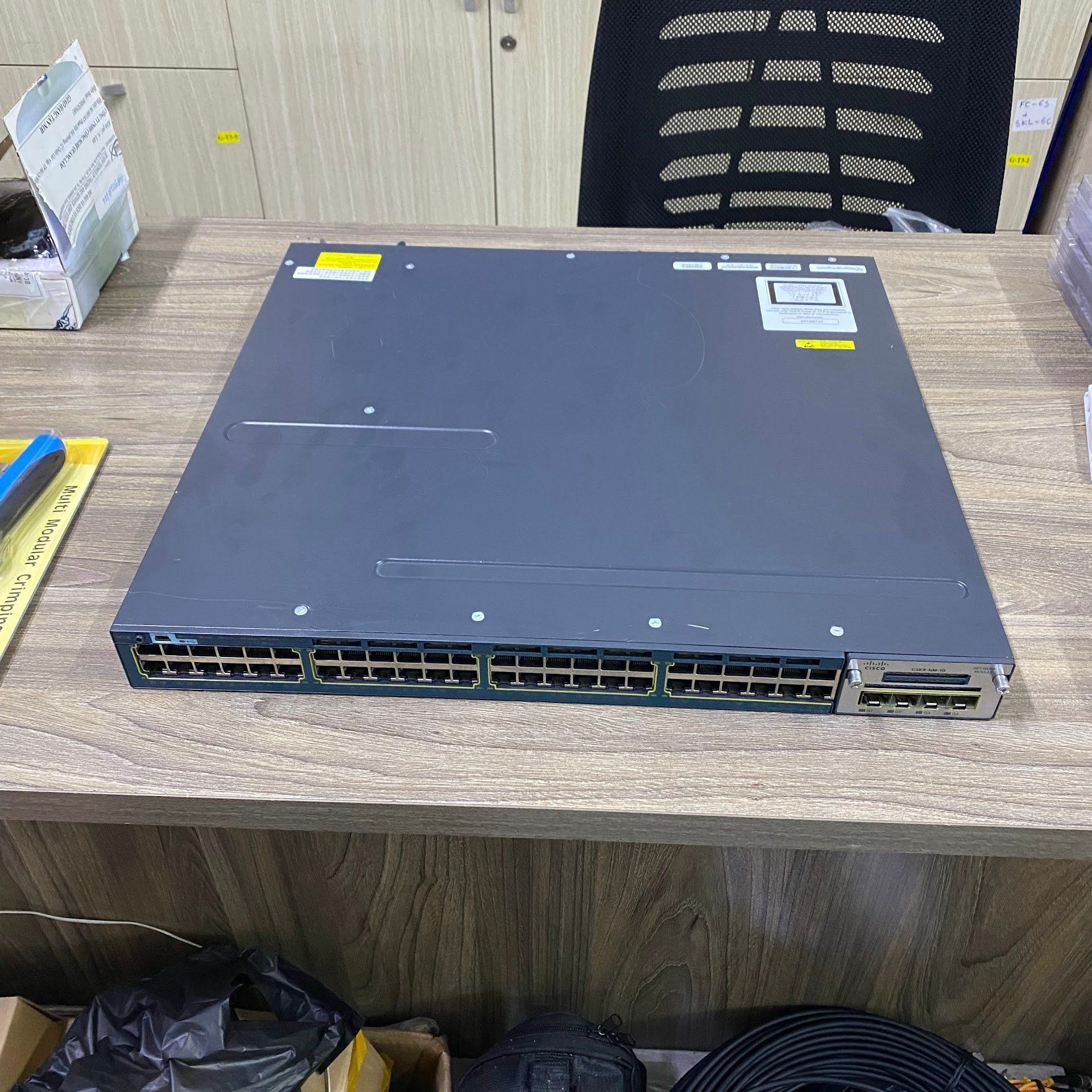 Cisco WS-C3560X-48P-L PoE+ C3KX-NM-1G 48x10/100/1000 Ethernet PoE+ Ports