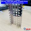 Đế Inox 100x2 gắn được 10 phiến Krone - Chưa bao gồm phiến Krone