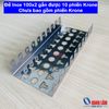 Đế Inox 100x2 gắn được 10 phiến Krone - Chưa bao gồm phiến Krone