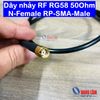 Dây nhảy RF RG58 50Ohm N-Female RP-SMA-Male