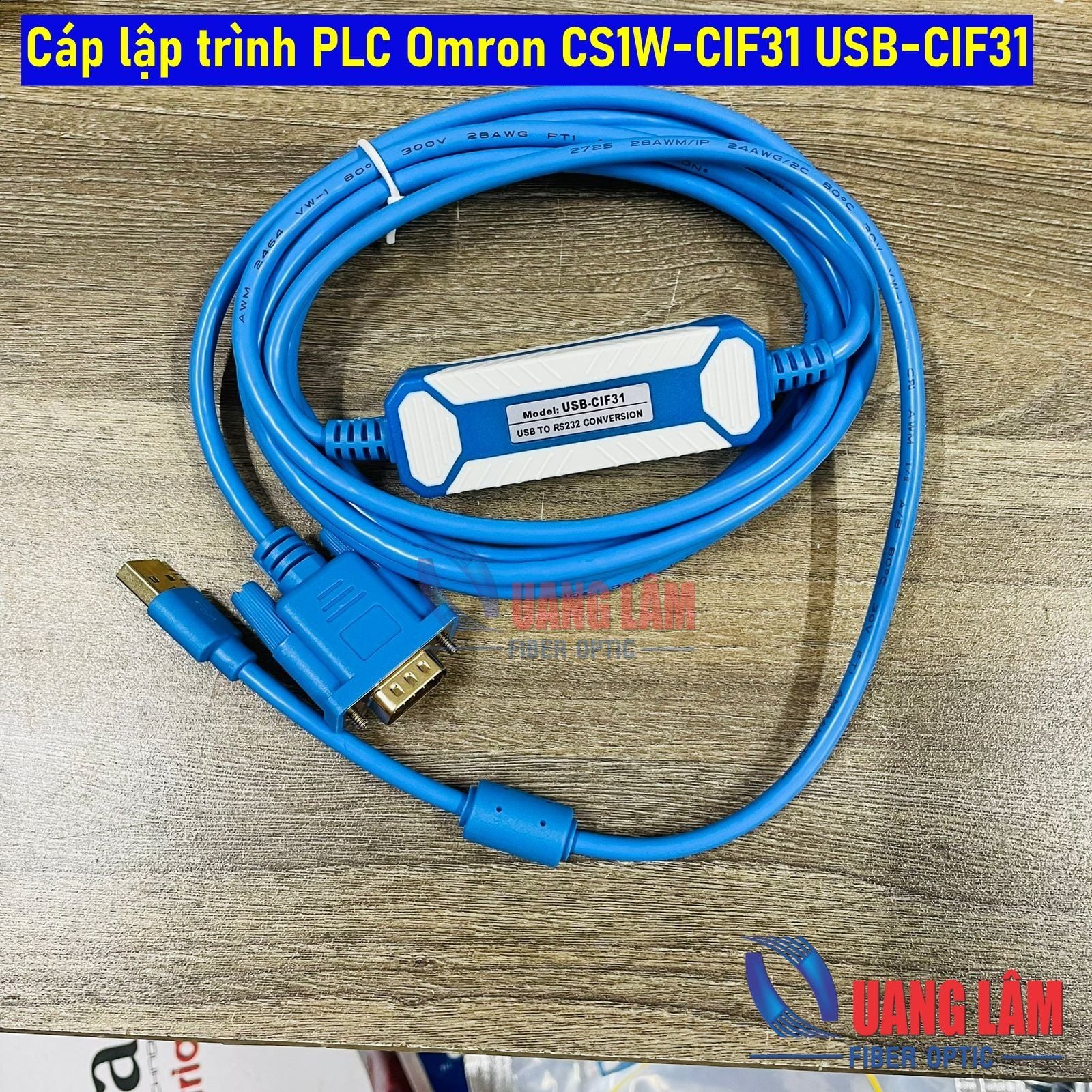 CÁP LẬP TRÌNH PLC OMRON CS1W-CIF31 USB-CIF31