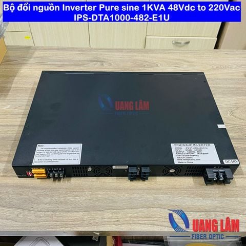 Bộ đổi nguồn Inverter Pure sine 1KVA 48Vdc to 220Vac IPS-DTA1000-482-E1U