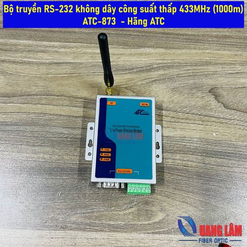 ATC-873 Bộ truyền RS-232 không dây công suất thấp 433MHz (1000m) - Hãng ATC