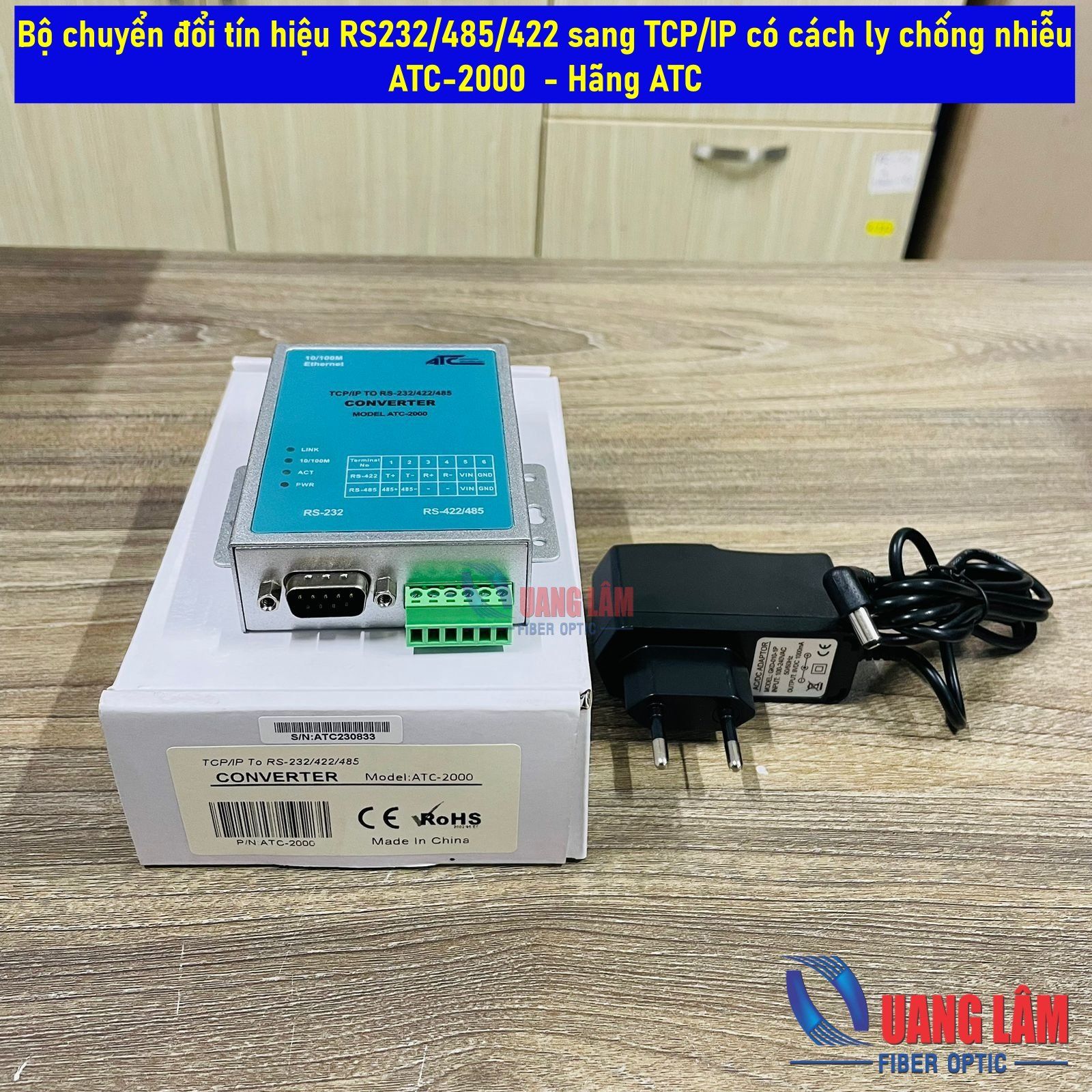 ATC-2000 Bộ chuyển đổi tín hiệu TCP/IP sang RS232/485/422
