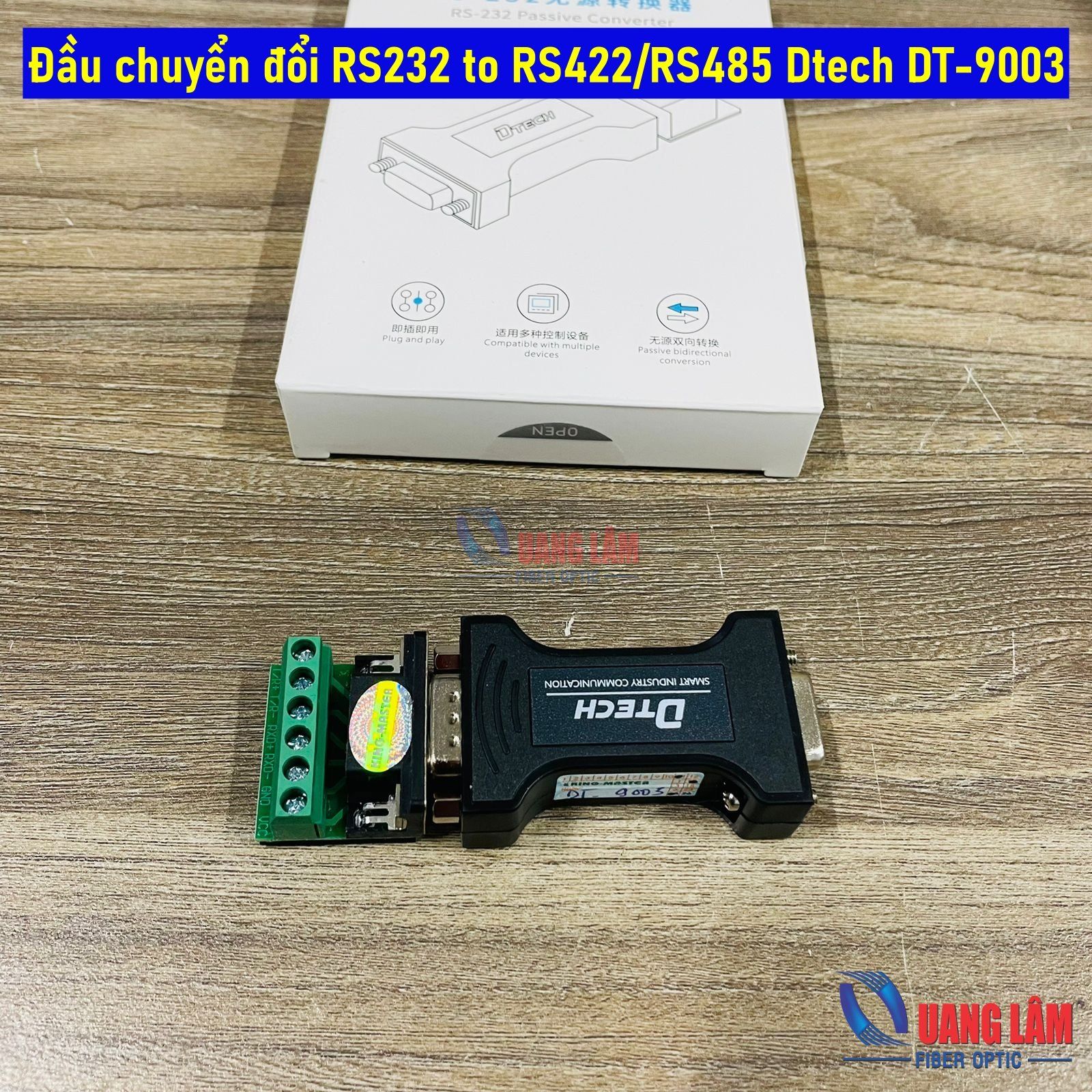 Đầu chuyển đổi RS232 to RS422/RS485 Dtech DT-9003