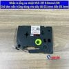 Nhãn in ống co nhiệt HS2-221 8.8mmx1.5M - Chữ đen nền trắng dùng cho dây lõi Ø2.6mm đến Ø 5.1mm cho máy in Brother