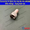 Connector N-Male cho cáp 5D-FB LMR300 (Đầu thẳng) - Đuôi vặn - 50Ohm