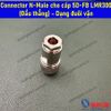 Connector N-Male cho cáp 5D-FB LMR300 (Đầu thẳng) - Đuôi vặn - 50Ohm