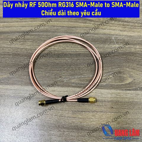 Dây nhảy RF 50Ohm RG316 SMA-Male to SMA-Male