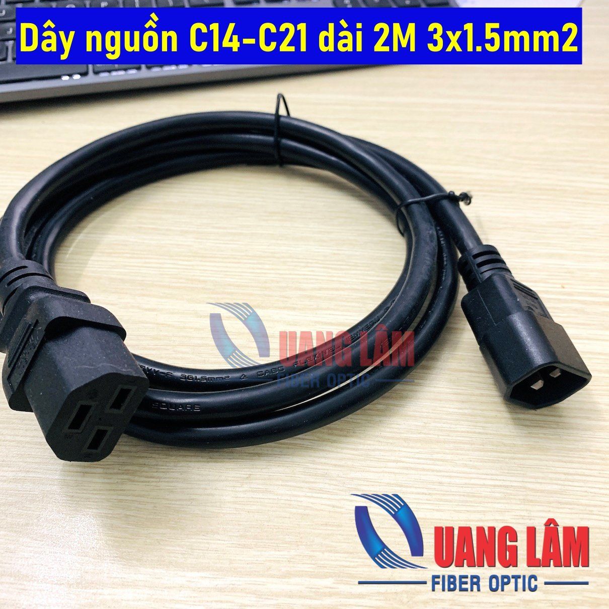 Dây nguồn C14-C21 dài 2M 3x1.5mm2