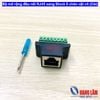 Bộ mở rộng đầu nối RJ45 sang Block 8 chân vặt vít