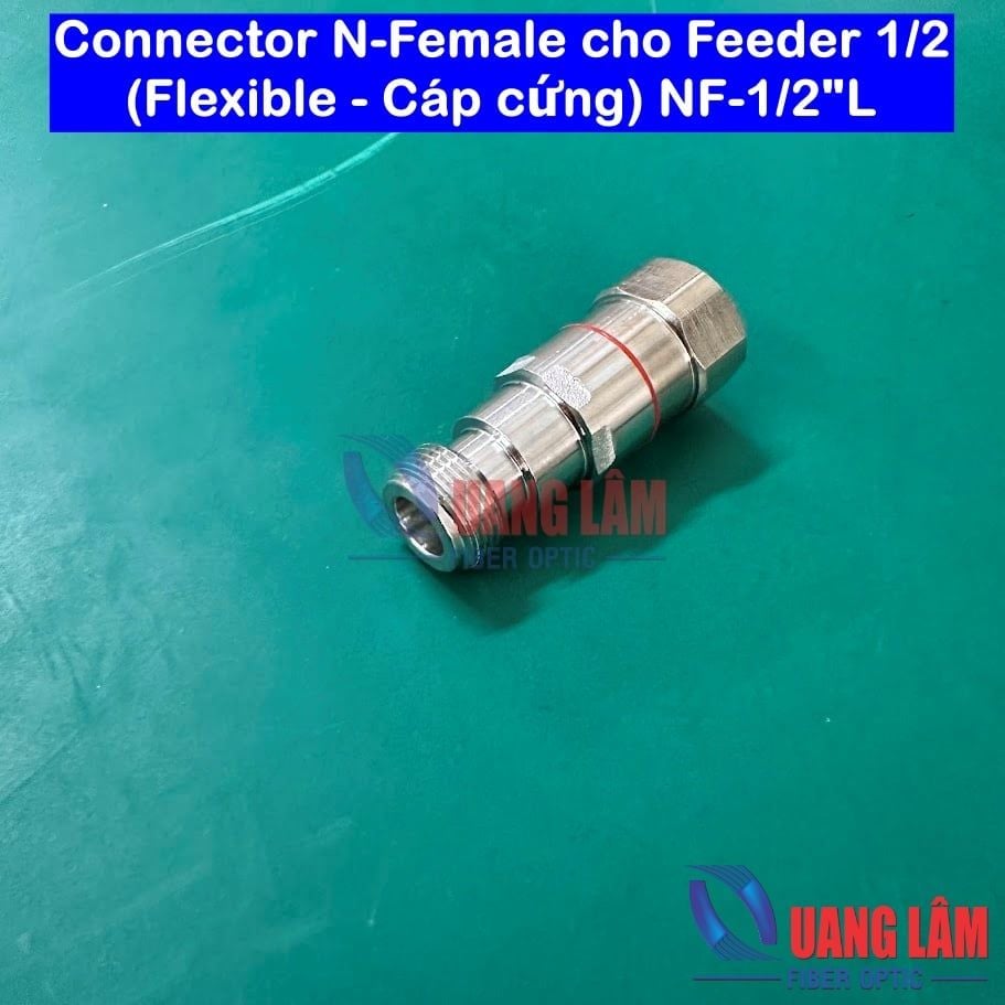 Connector N-Female cho Feeder 1/2 (Flexible - Cáp cứng) NF-1/2