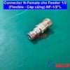 Connector N-Female cho Feeder 1/2 (Flexible - Cáp cứng) NF-1/2