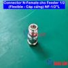 Connector N-Female cho Feeder 1/2 (Flexible - Cáp cứng) NF-1/2