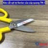 Kéo cắt sợi tơ vàng Aramid Yarn Kevlar của cáp quang TM-1