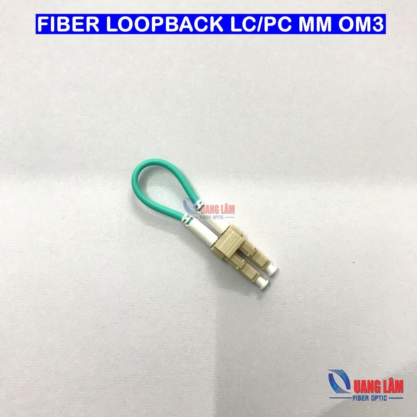 Đầu nối kiểm tra module quang SFP/SFP+ MM LOOPBACK LC/PC MM OM3