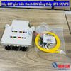 Hộp ODF gắn trên thanh DIN bằng thép 12FO ST/UPC (Bao gồm 06 Adapter ST/UPC Duplex, 12 Dây nối quang đơn mốt ST/UPC dài 1.5M phi 3.0mm, 12 Ống co nhiệt)