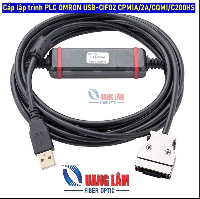 Cáp lập trình PLC OMRON USB-CIF02 CPM1A/2A/CQM1/C200HS